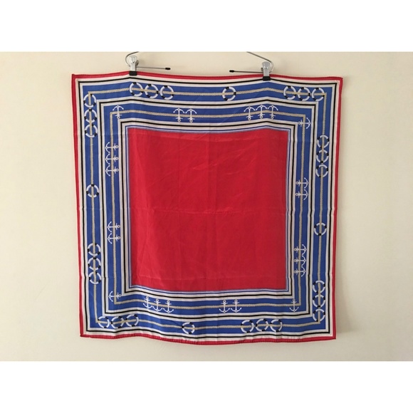 Beautiful Nautical Scarf 28x28 - Picture 5 of 5